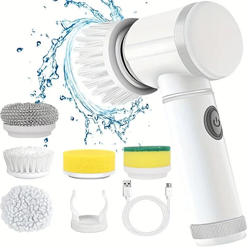 GoldLeaf 5-in-1 Cordless Spin Scrubber