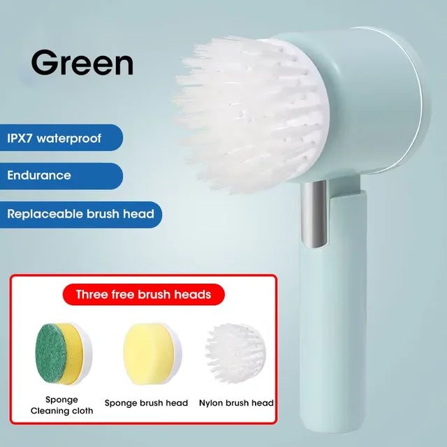 GoldLeaf 5-in-1 Cordless Spin Scrubber