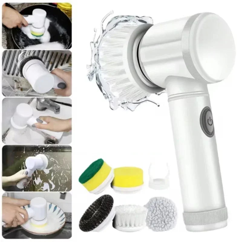 GoldLeaf 5-in-1 Cordless Spin Scrubber