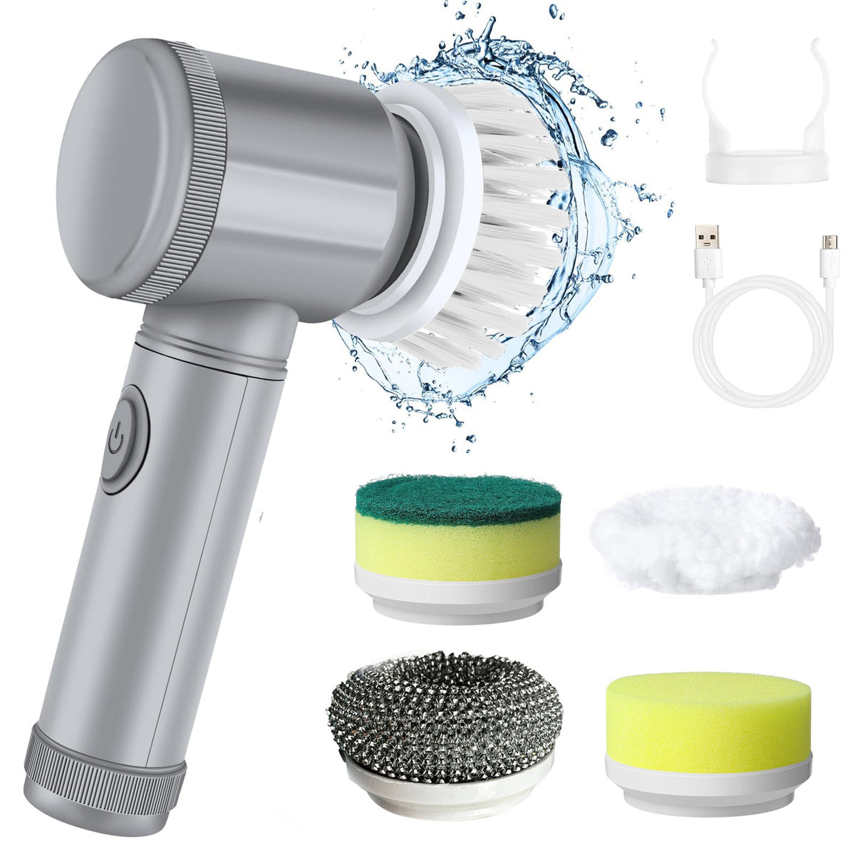 GoldLeaf 5-in-1 Cordless Spin Scrubber