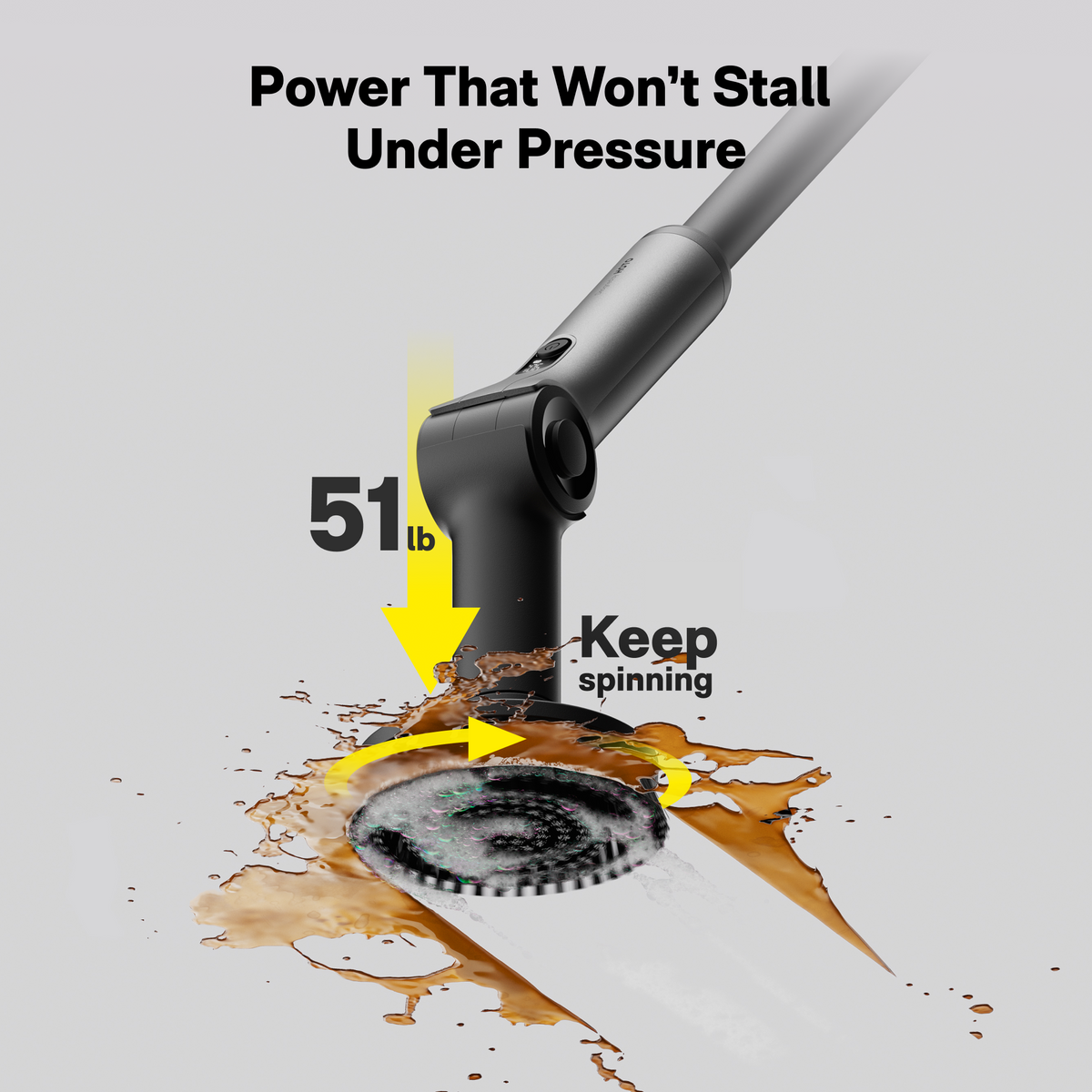 HOTO Flexi™ Cordless Spin Scrubber - 8 Brush Heads