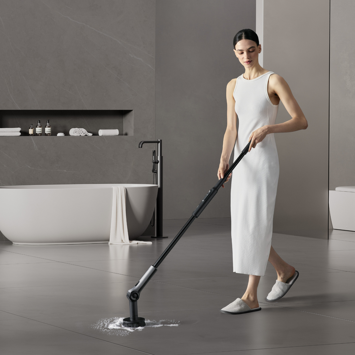 HOTO Flexi™ Cordless Spin Scrubber - 8 Brush Heads