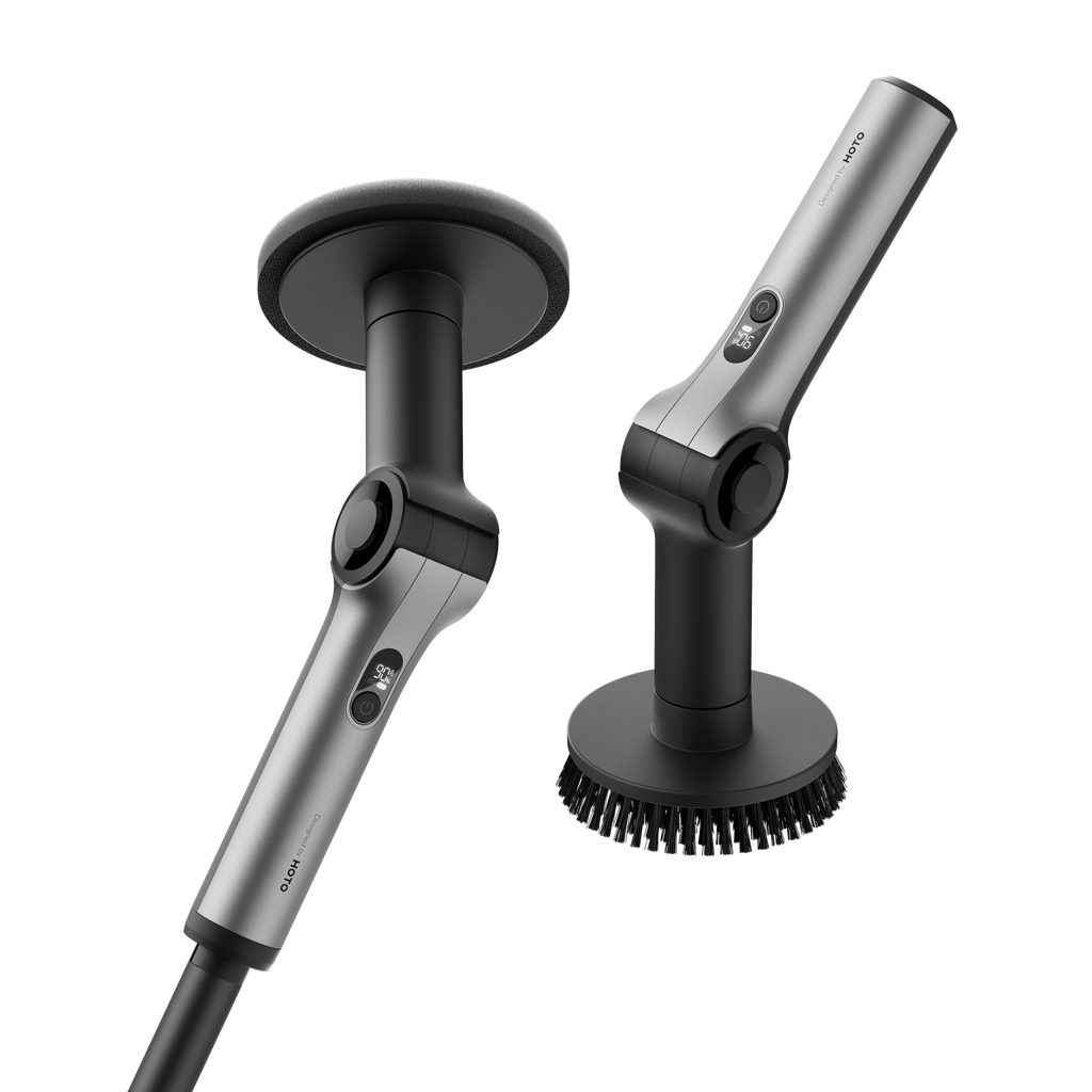 HOTO Flexi™ Cordless Spin Scrubber - 8 Brush Heads