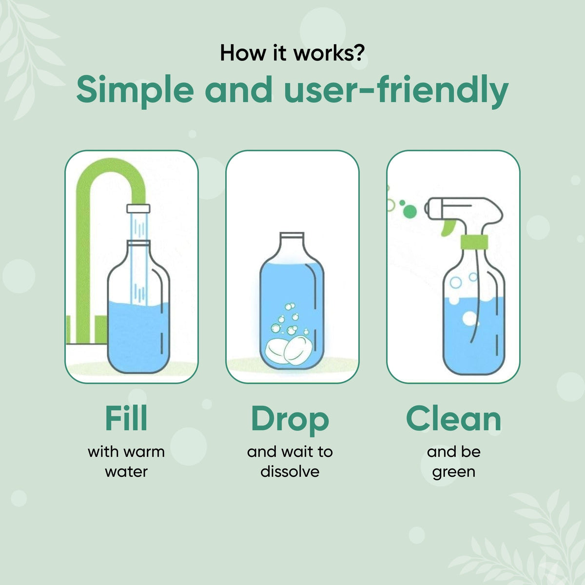 GoldLeaf 3-Piece Home Cleaner Starter Kit