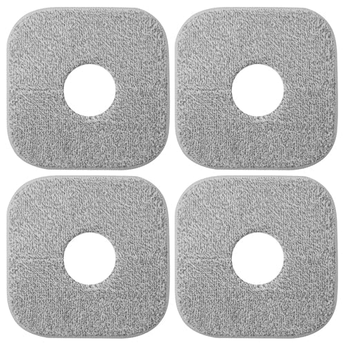 GoldLeaf 4-Pack Washable Microfiber Mop Pad Refills
